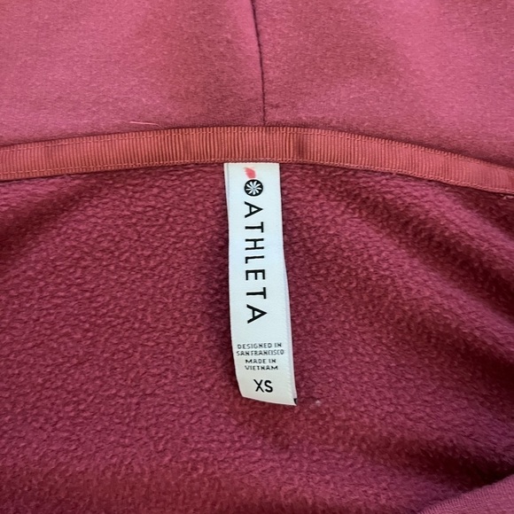 Athleta Purana Wrap Hooded Sweatshirt Size XS - Picture 3 of 10
